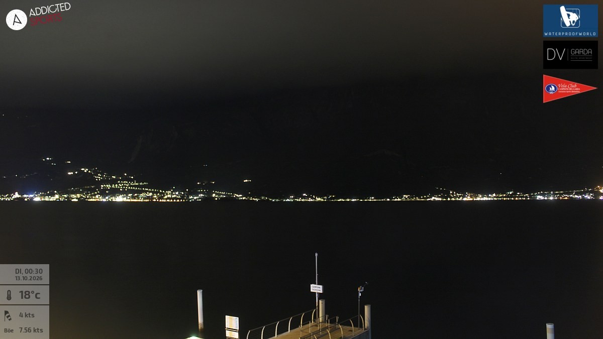 Archiv Foto Webcam Gardasee Campione del Garda