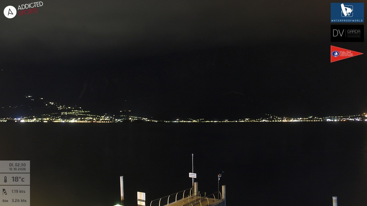 Archiv Foto Webcam Gardasee Campione del Garda