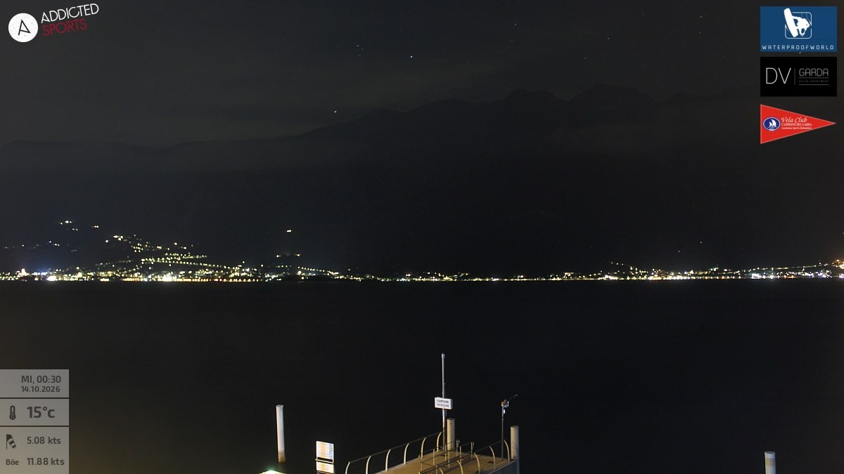 Archived image Webcam Campione del Garda - Lake Garda