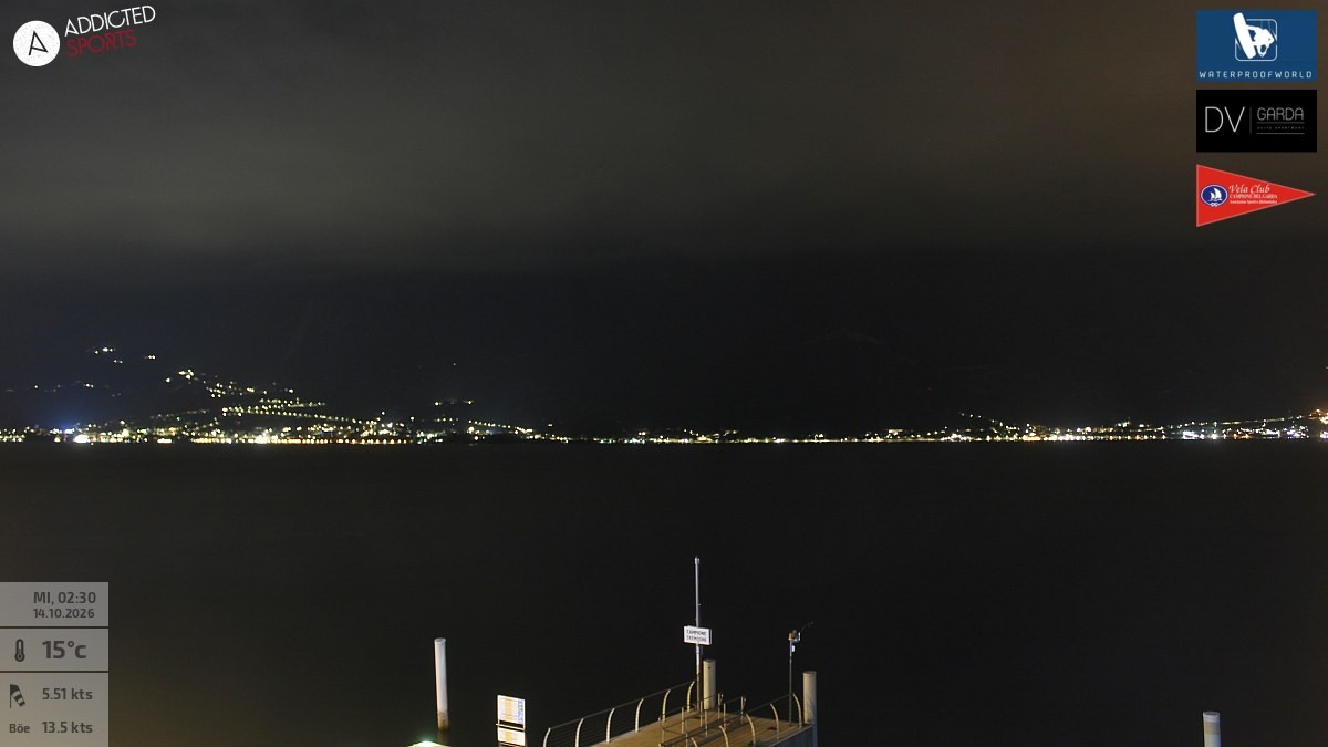 Archived image Webcam Campione del Garda - Lake Garda