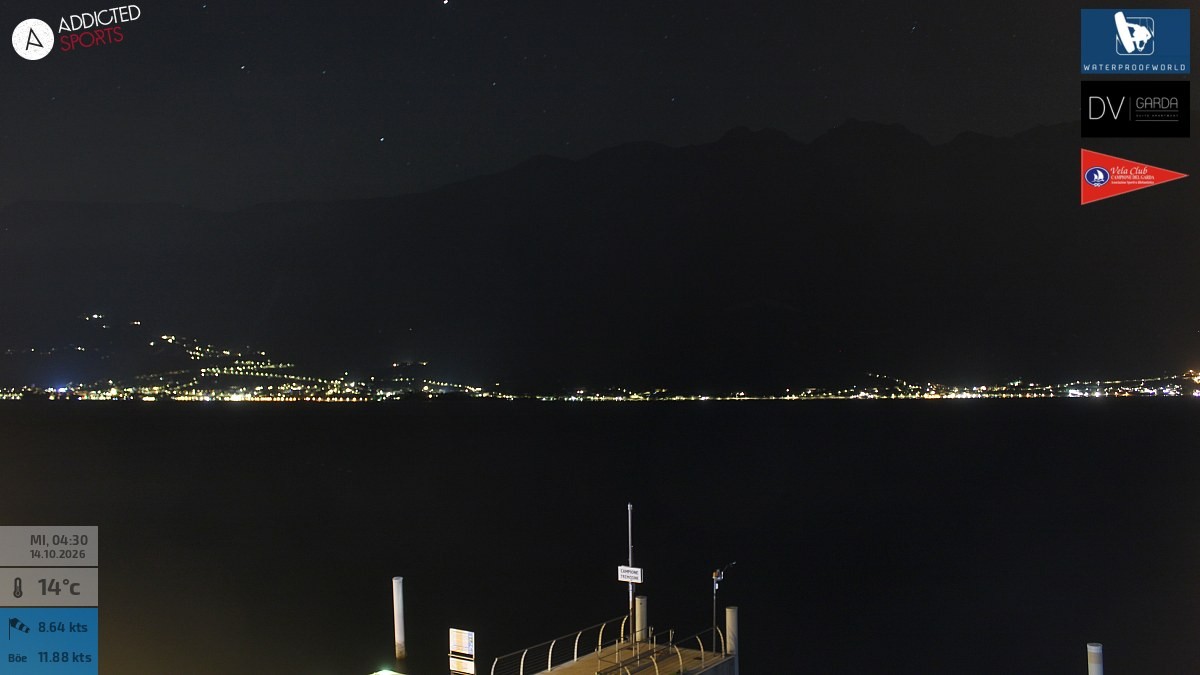 Archived image Webcam Campione del Garda - Lake Garda