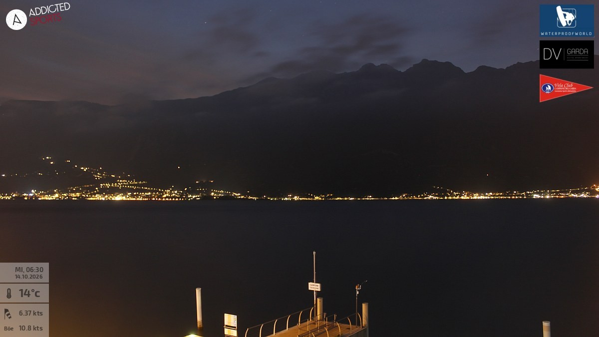 Archived image Webcam Campione del Garda - Lake Garda