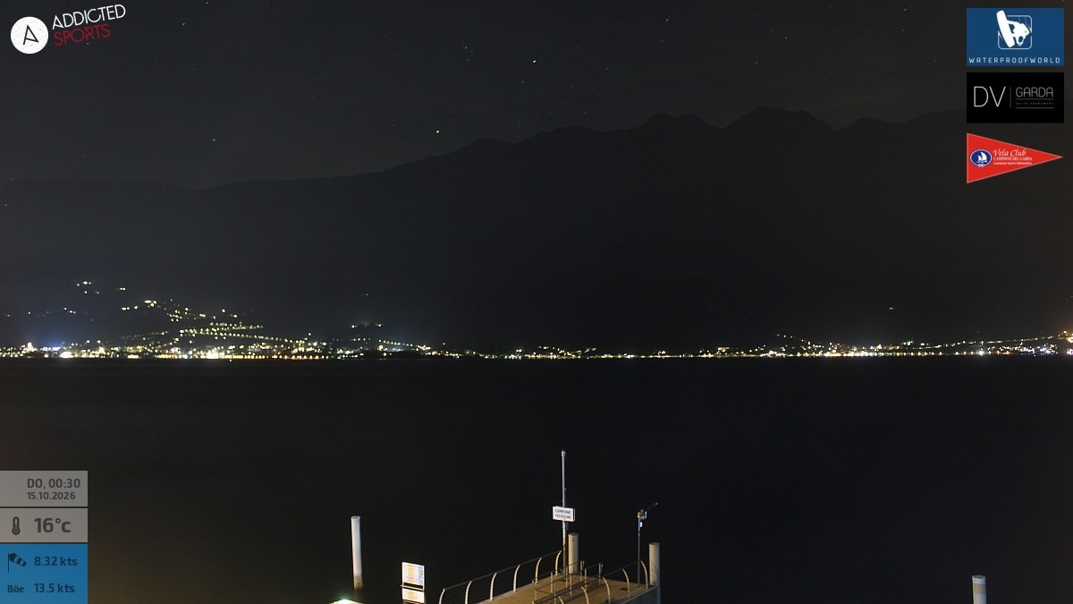Archiv Foto Webcam Gardasee Campione del Garda