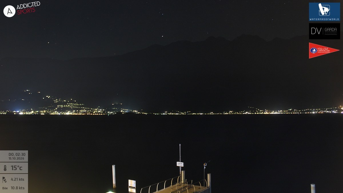 Archiv Foto Webcam Gardasee Campione del Garda