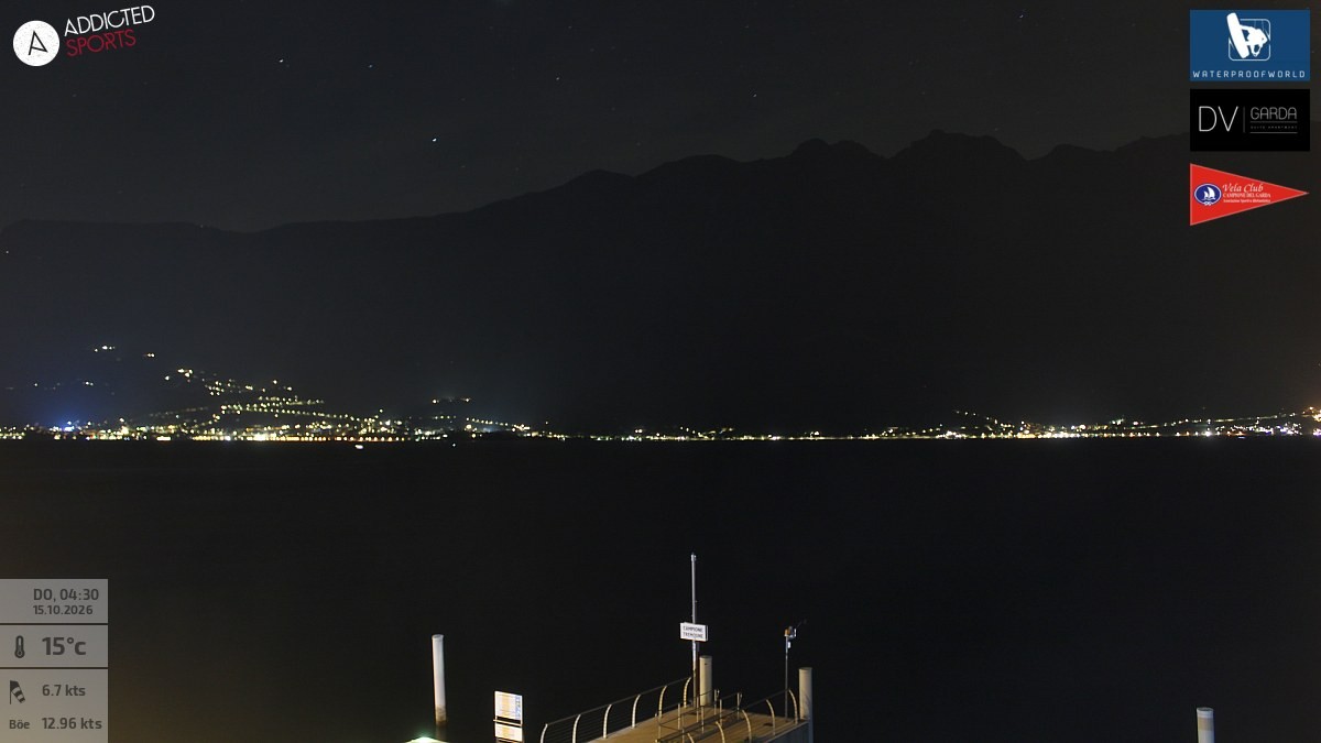 Archiv Foto Webcam Gardasee Campione del Garda