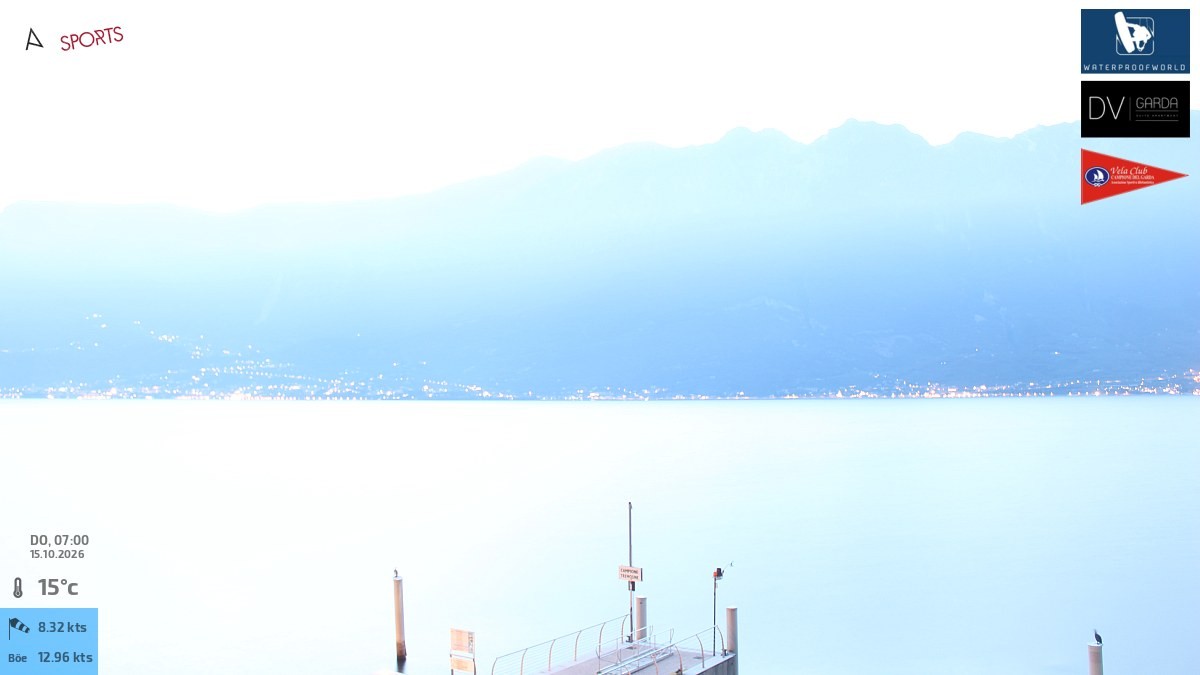 Archiv Foto Webcam Gardasee Campione del Garda