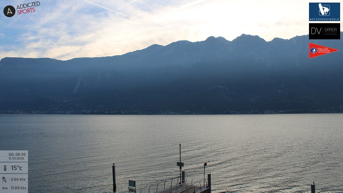 Archiv Foto Webcam Gardasee Campione del Garda