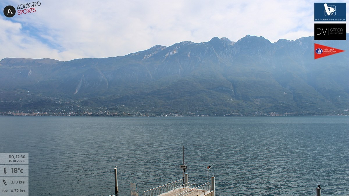 Archiv Foto Webcam Gardasee Campione del Garda
