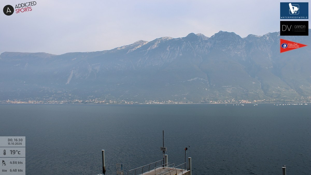 Archiv Foto Webcam Gardasee Campione del Garda