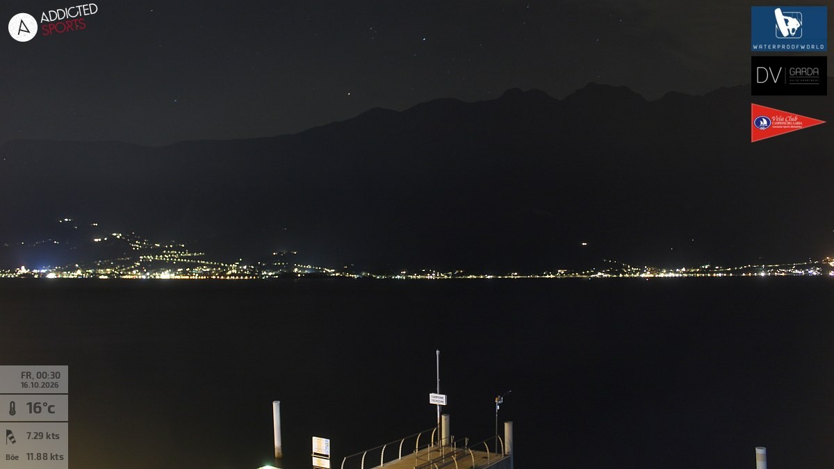 Archiv Foto Webcam Gardasee Campione del Garda