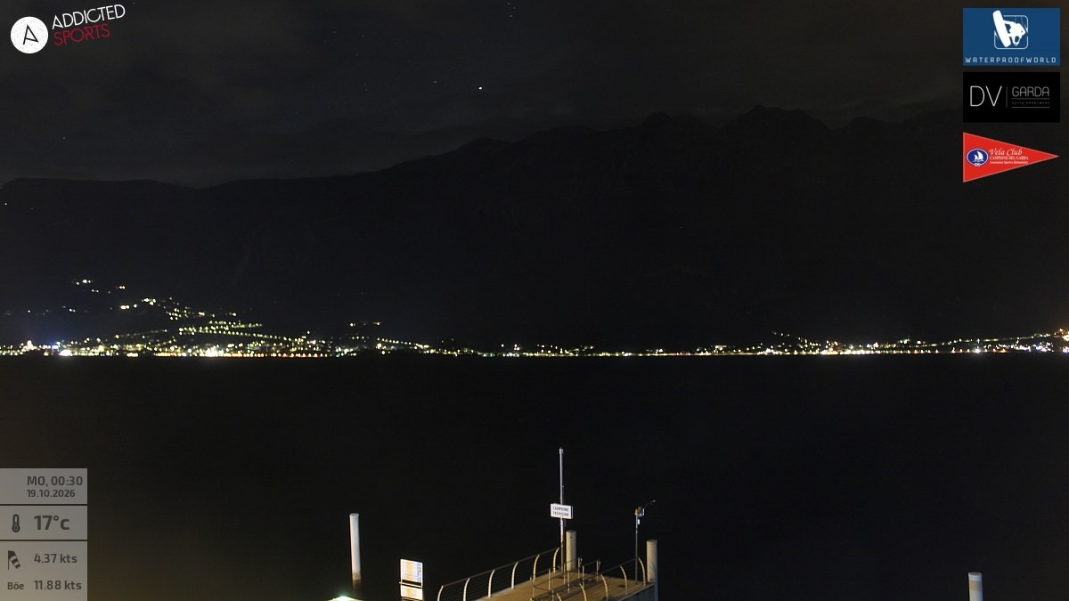 Archived image Webcam Campione del Garda - Lake Garda
