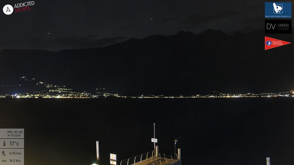 Archived image Webcam Campione del Garda - Lake Garda