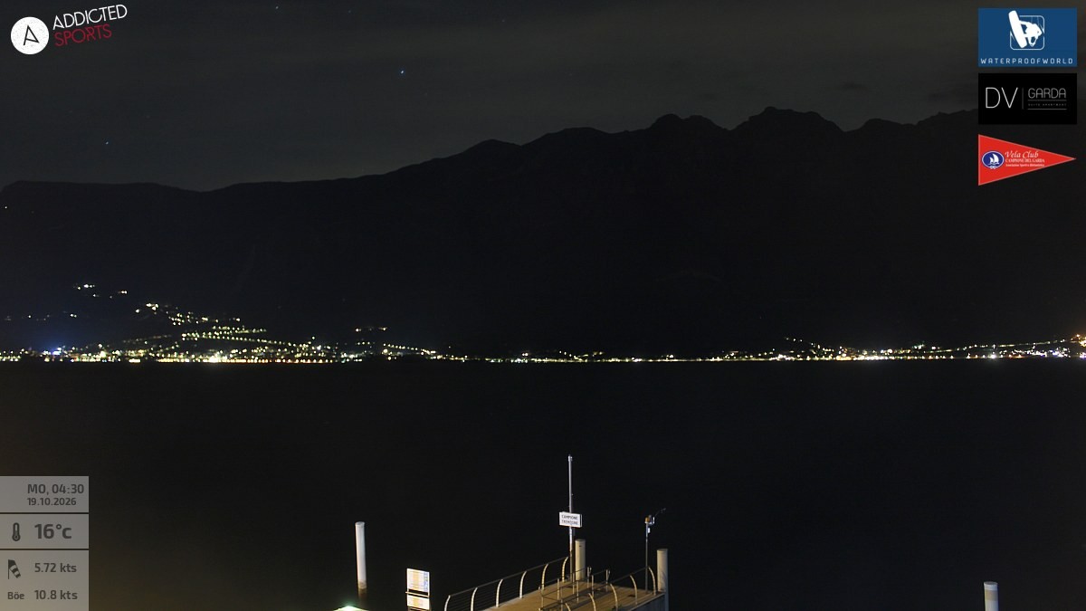 Archived image Webcam Campione del Garda - Lake Garda