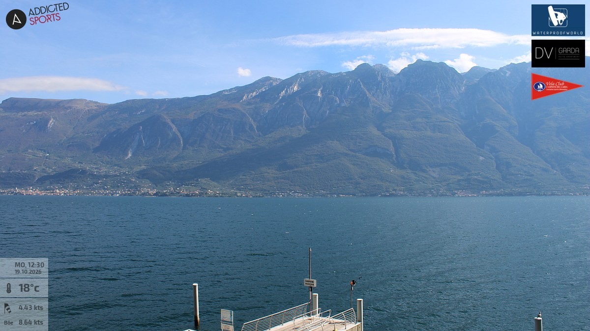 Archived image Webcam Campione del Garda - Lake Garda