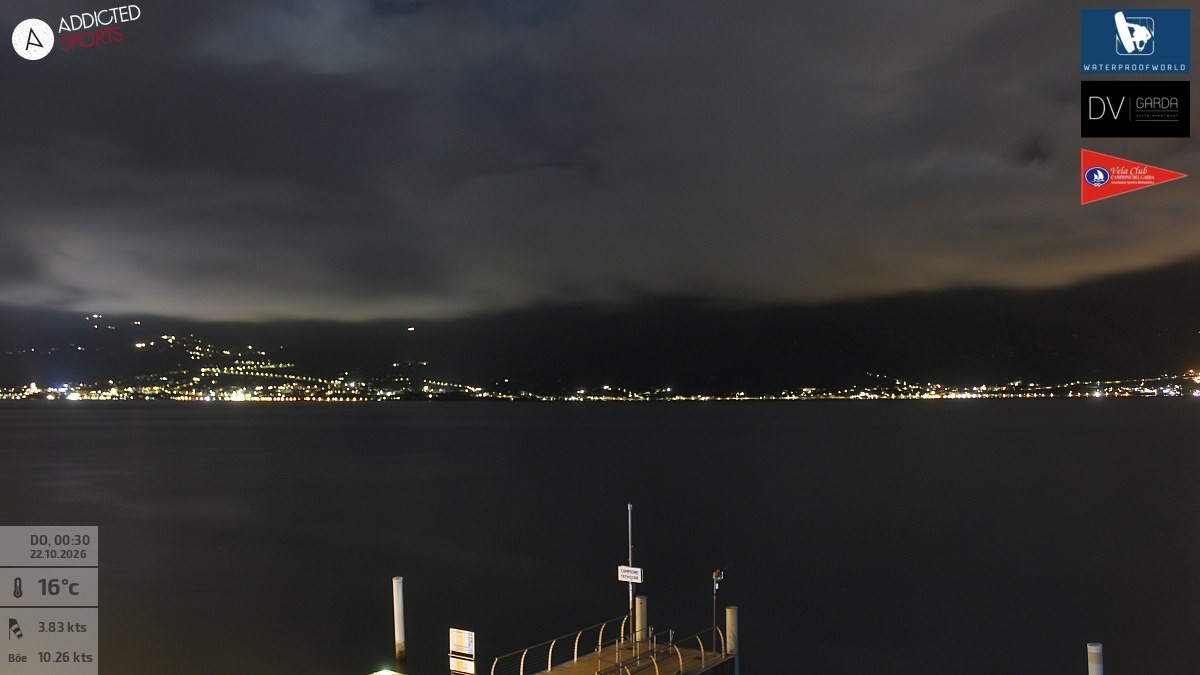 Archived image Webcam Campione del Garda - Lake Garda