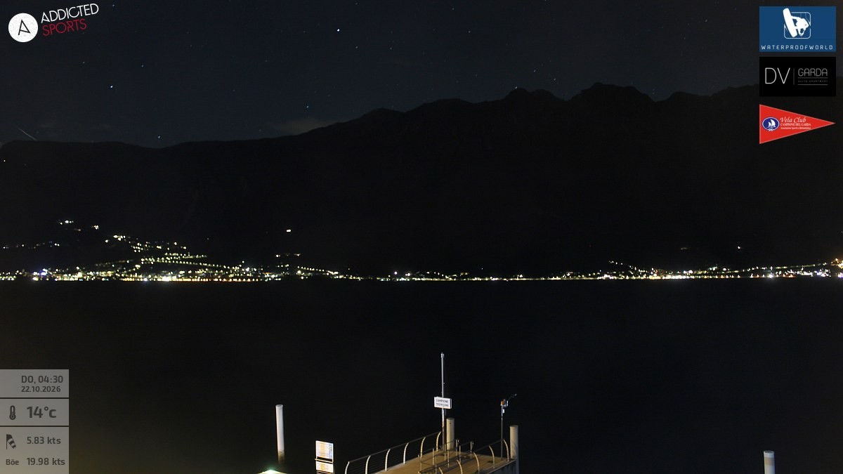 Archived image Webcam Campione del Garda - Lake Garda