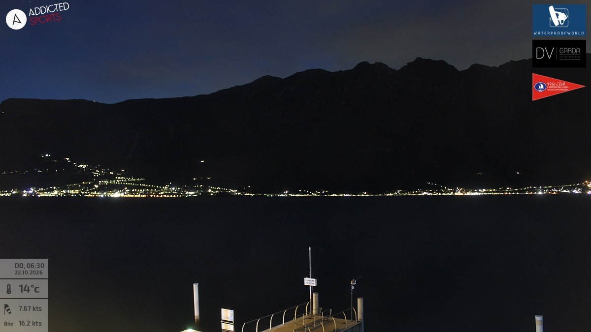 Archived image Webcam Campione del Garda - Lake Garda