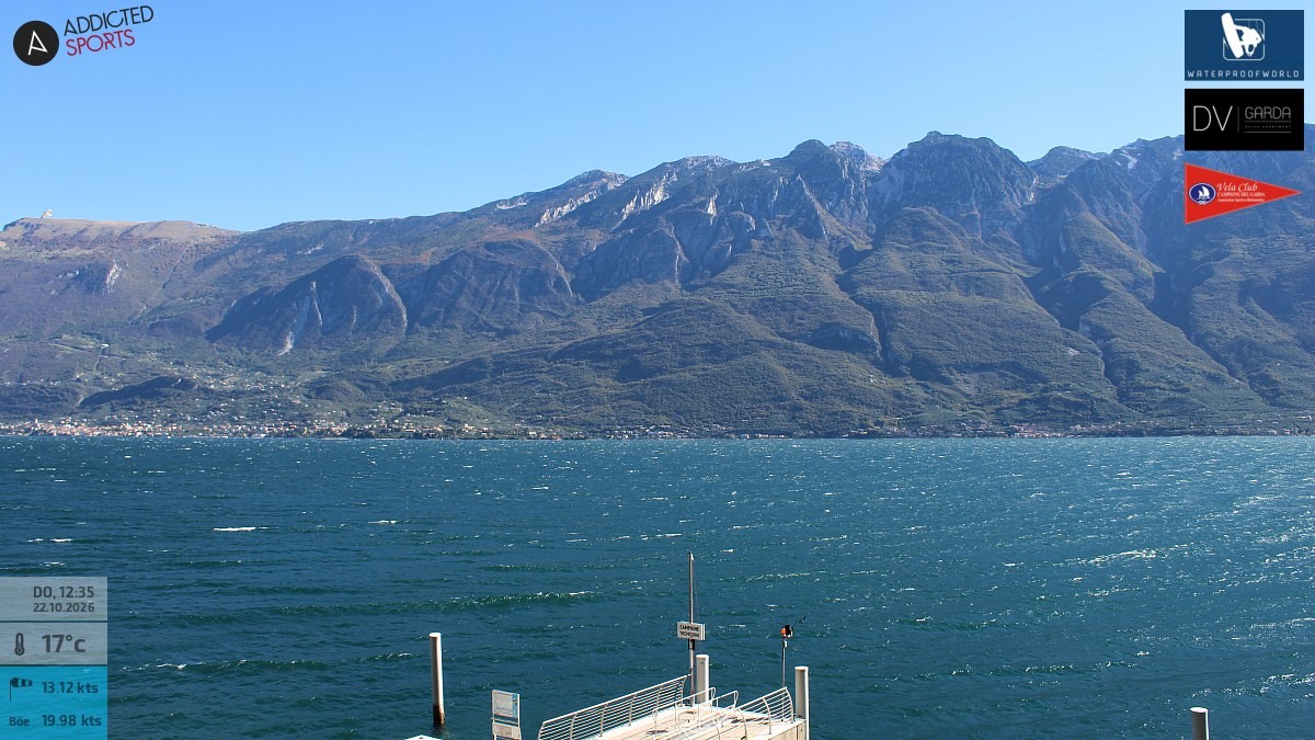Archived image Webcam Campione del Garda - Lake Garda