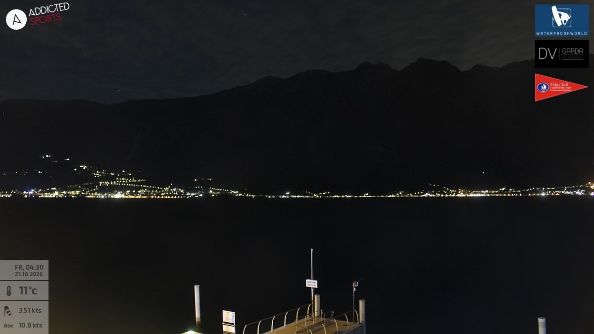 Archiv Foto Webcam Gardasee Campione del Garda