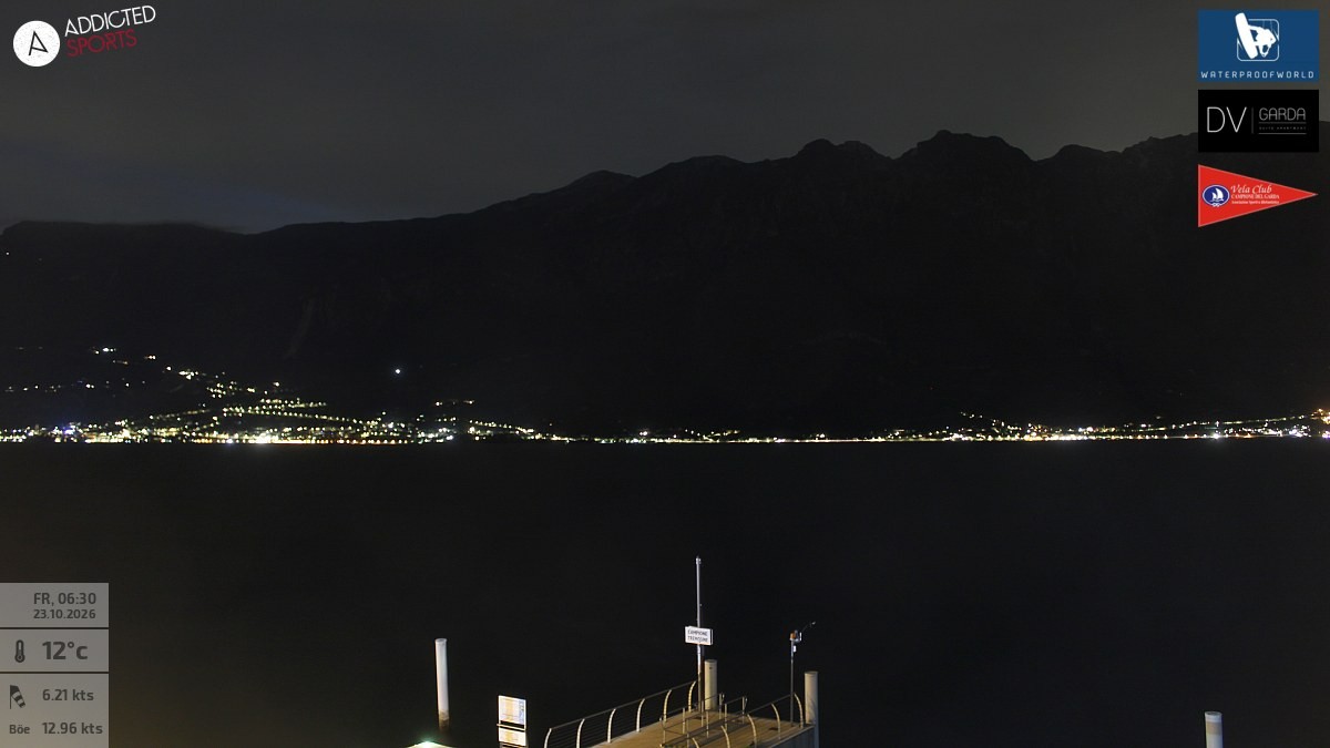 Archiv Foto Webcam Gardasee Campione del Garda