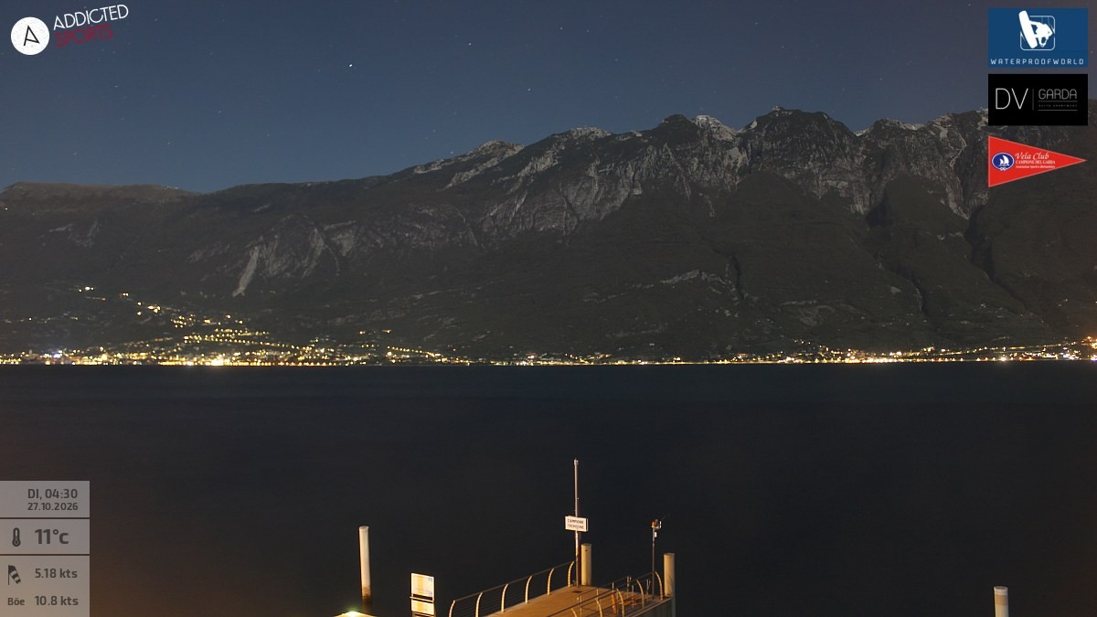 Archiv Foto Webcam Gardasee Campione del Garda