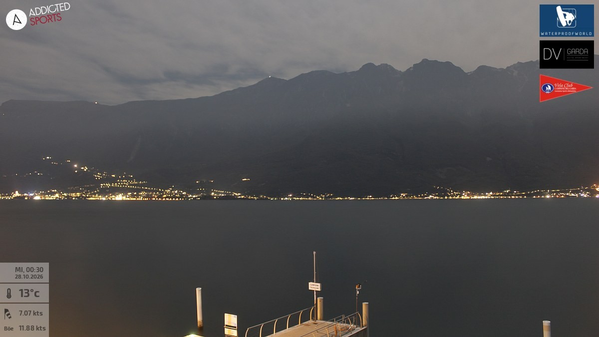 Archived image Webcam Campione del Garda - Lake Garda