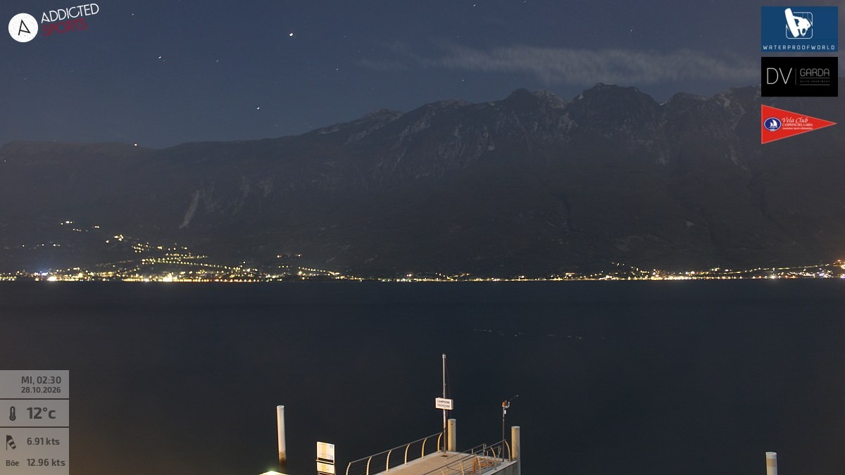 Archived image Webcam Campione del Garda - Lake Garda