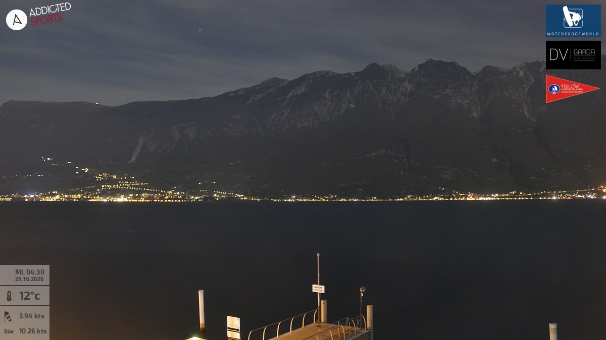 Archived image Webcam Campione del Garda - Lake Garda