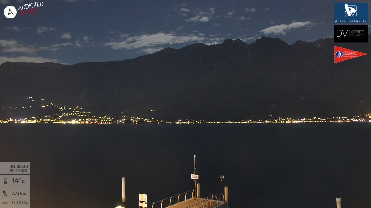 Archiv Foto Webcam Gardasee Campione del Garda