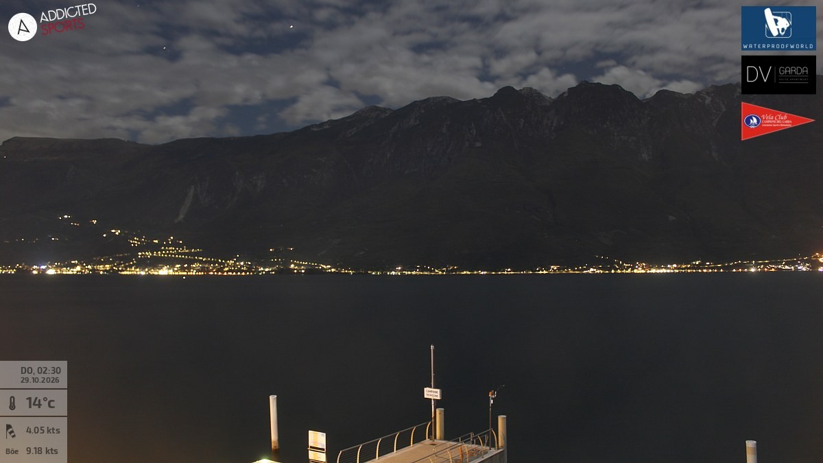 Archiv Foto Webcam Gardasee Campione del Garda