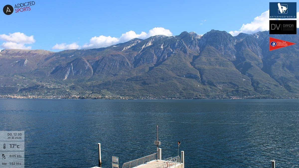 Archiv Foto Webcam Gardasee Campione del Garda