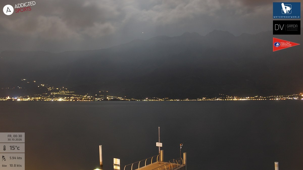 Archiv Foto Webcam Gardasee Campione del Garda