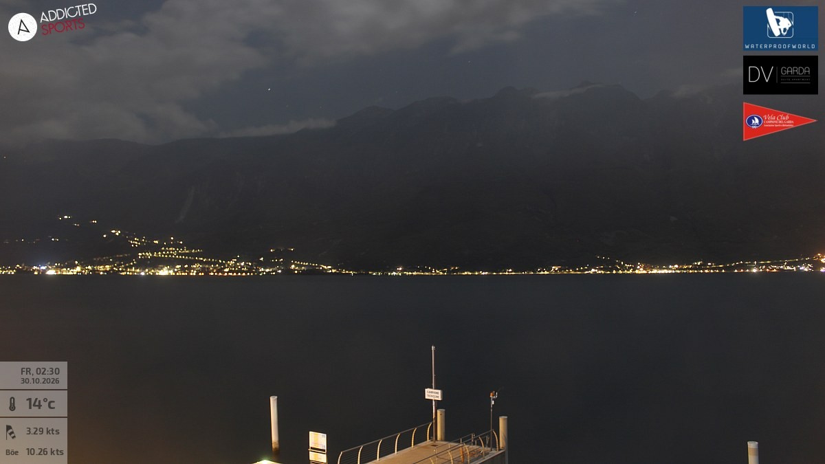 Archiv Foto Webcam Gardasee Campione del Garda