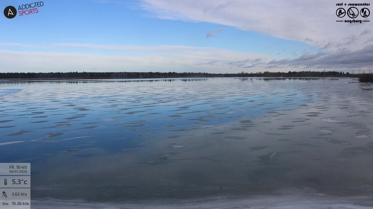 Archiv Foto Webcam Mandichosee - Lechstaustufe 23