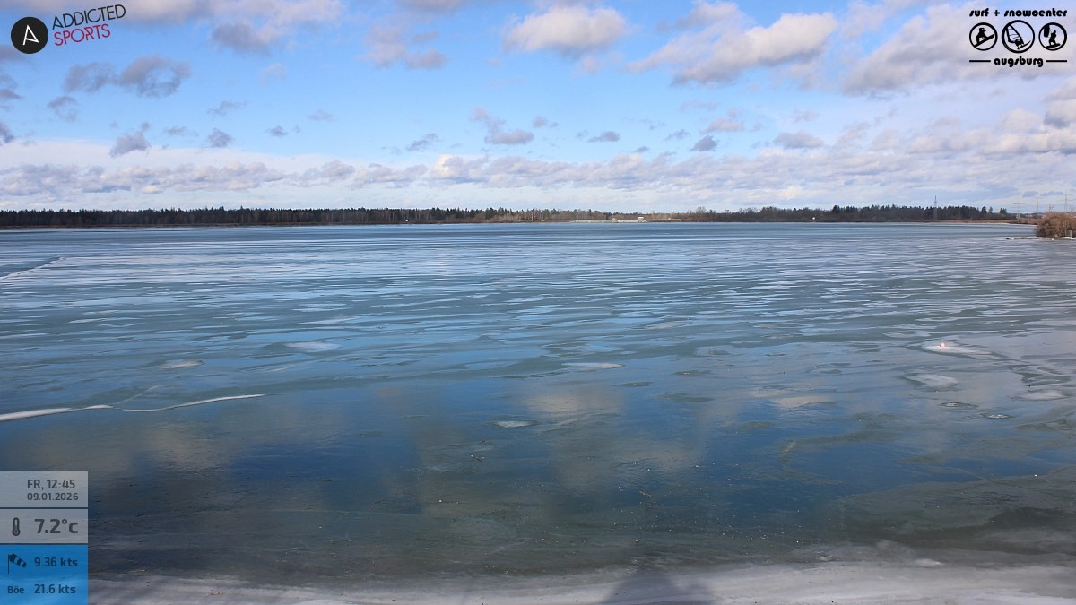 Archiv Foto Webcam Mandichosee - Lechstaustufe 23