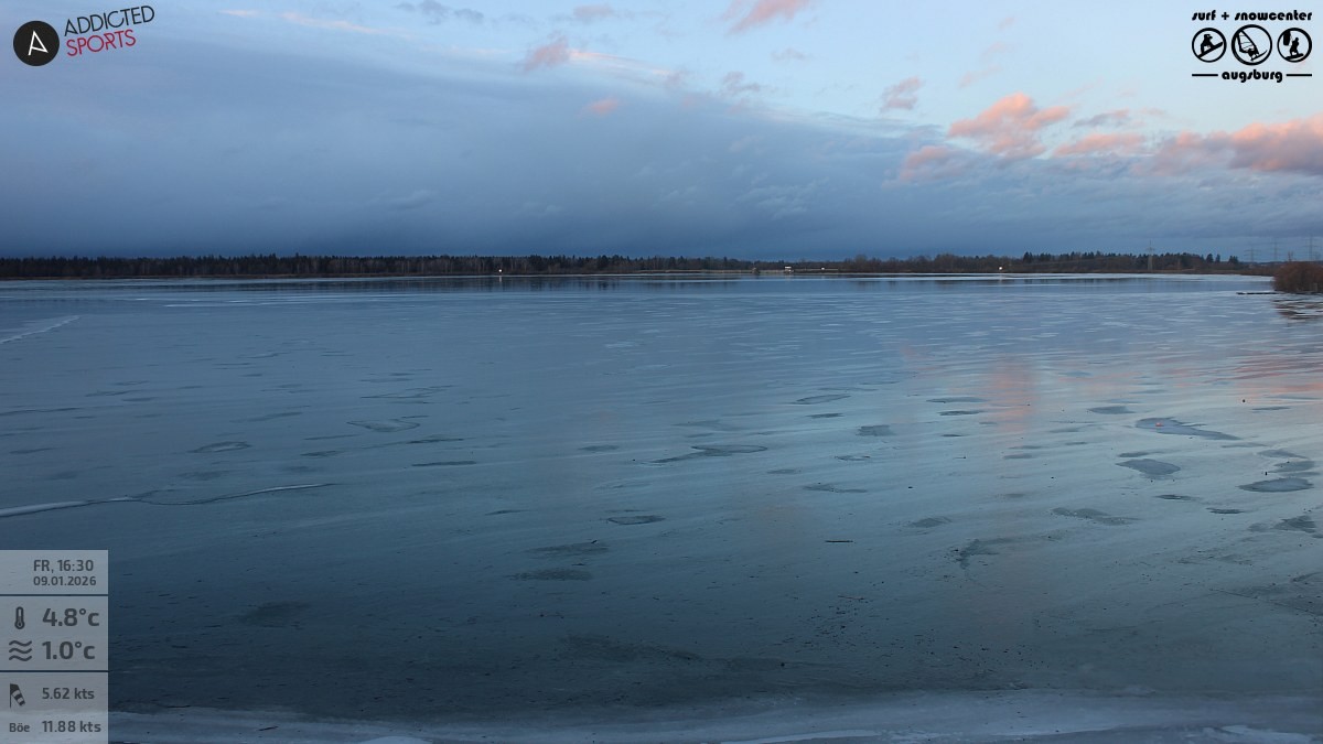 Archiv Foto Webcam Mandichosee - Lechstaustufe 23