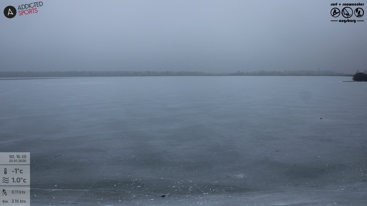 Archiv Foto Webcam Mandichosee - Lechstaustufe 23