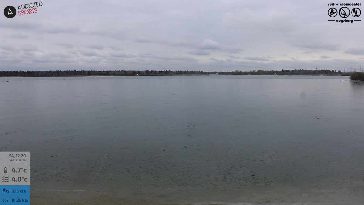 Archiv Foto Webcam Mandichosee - Lechstaustufe 23