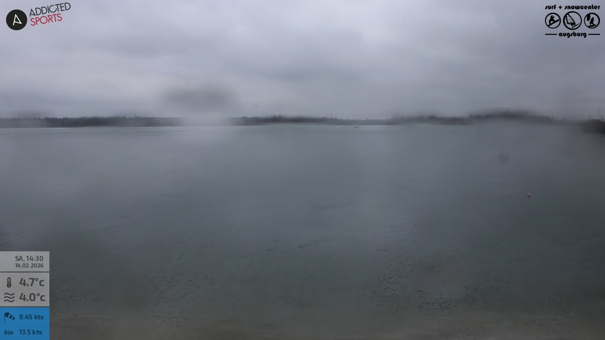 Archiv Foto Webcam Mandichosee - Lechstaustufe 23