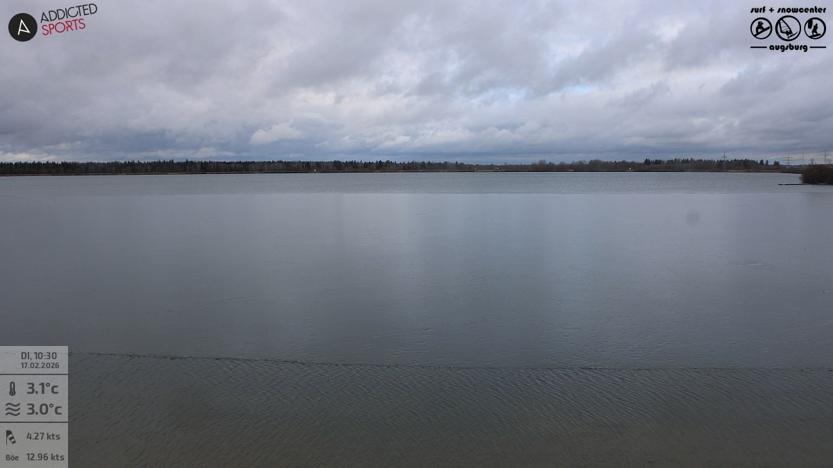 Archiv Foto Webcam Mandichosee - Lechstaustufe 23