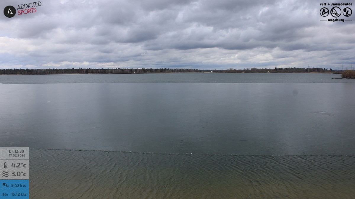 Archiv Foto Webcam Mandichosee - Lechstaustufe 23