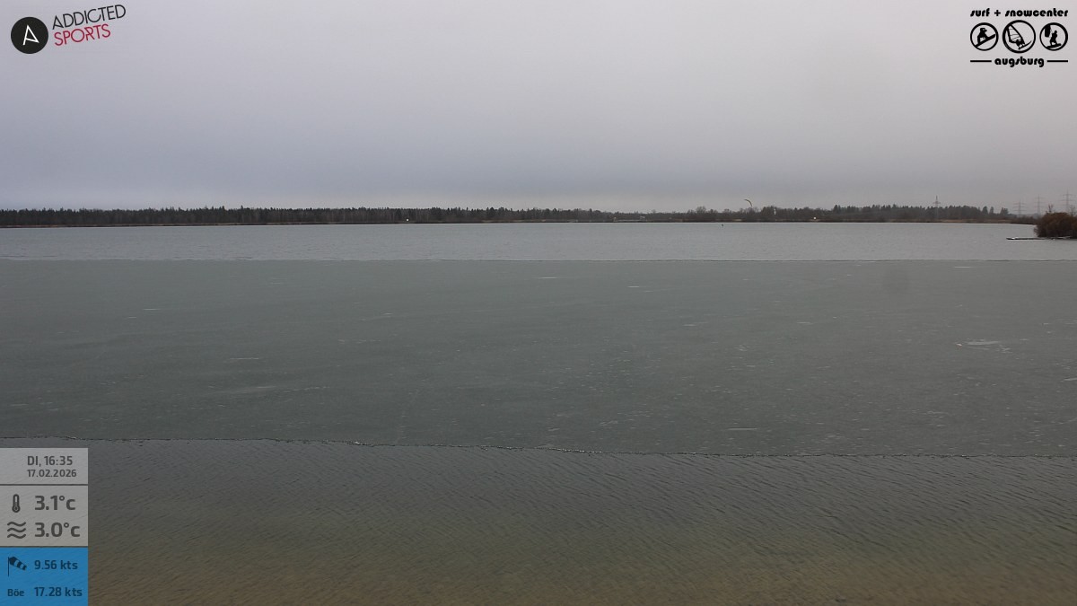 Archiv Foto Webcam Mandichosee - Lechstaustufe 23