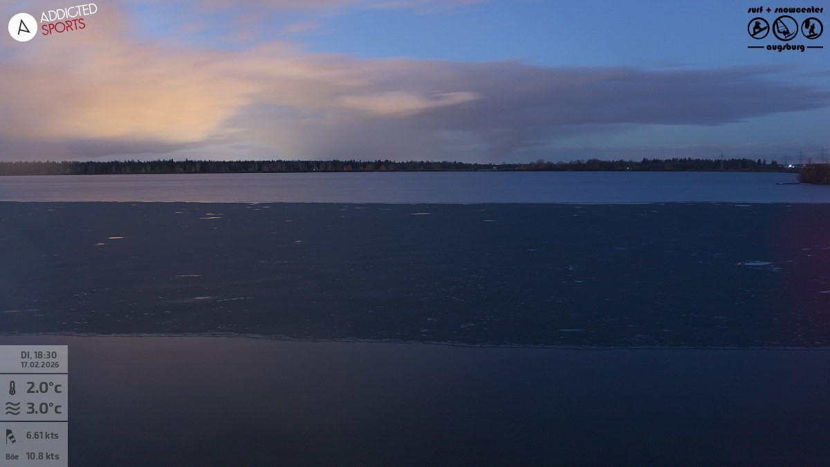 Archiv Foto Webcam Mandichosee - Lechstaustufe 23