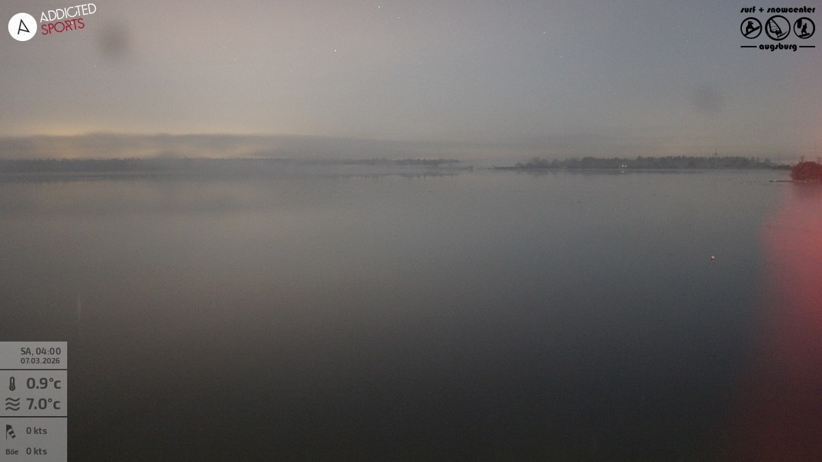 Archived image Webcam Lechstaustufe 23 (Mandichosee) near Augsburg