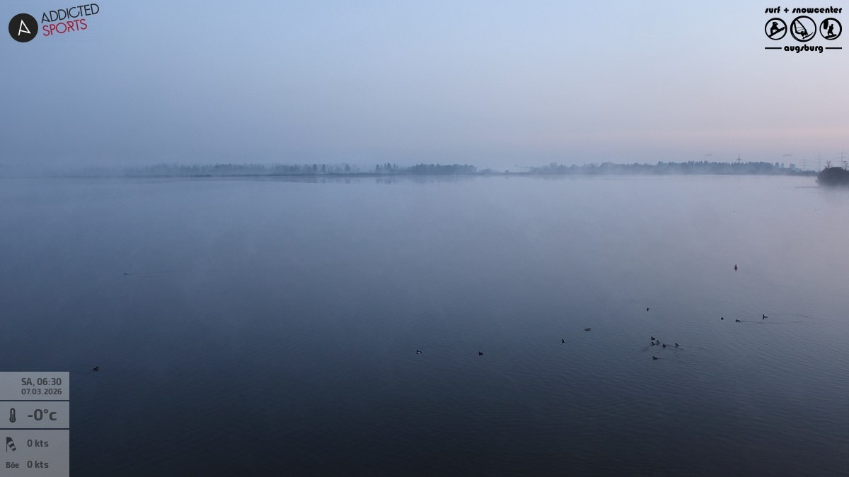 Archived image Webcam Lechstaustufe 23 (Mandichosee) near Augsburg