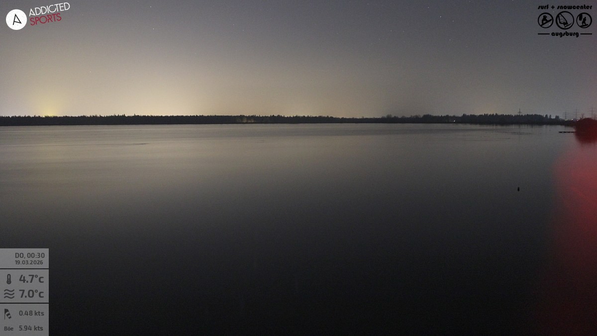 Archiv Foto Webcam Mandichosee - Lechstaustufe 23