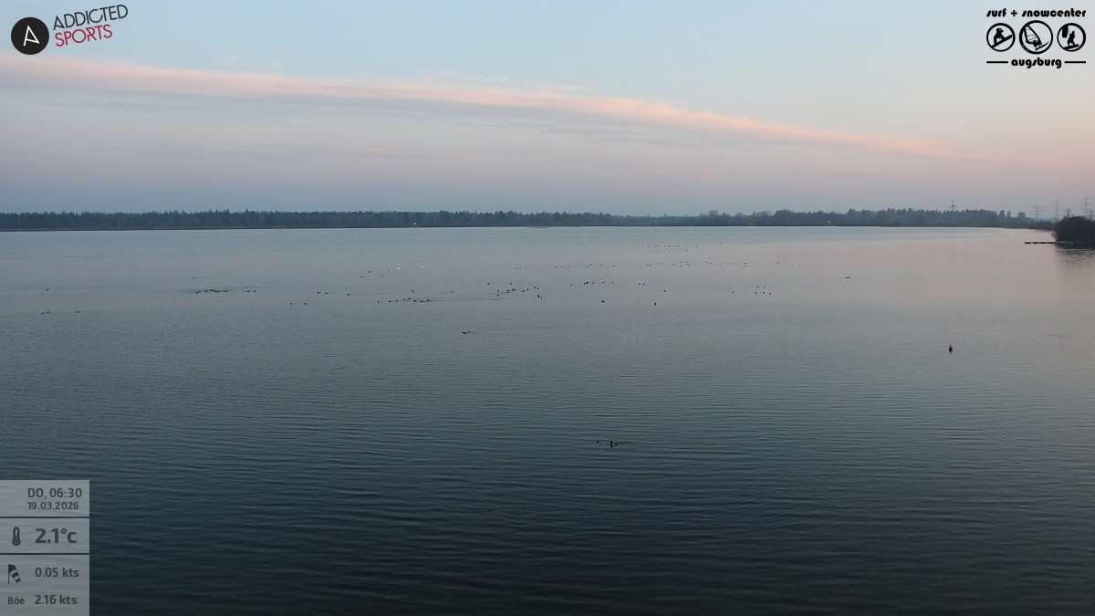 Archiv Foto Webcam Mandichosee - Lechstaustufe 23