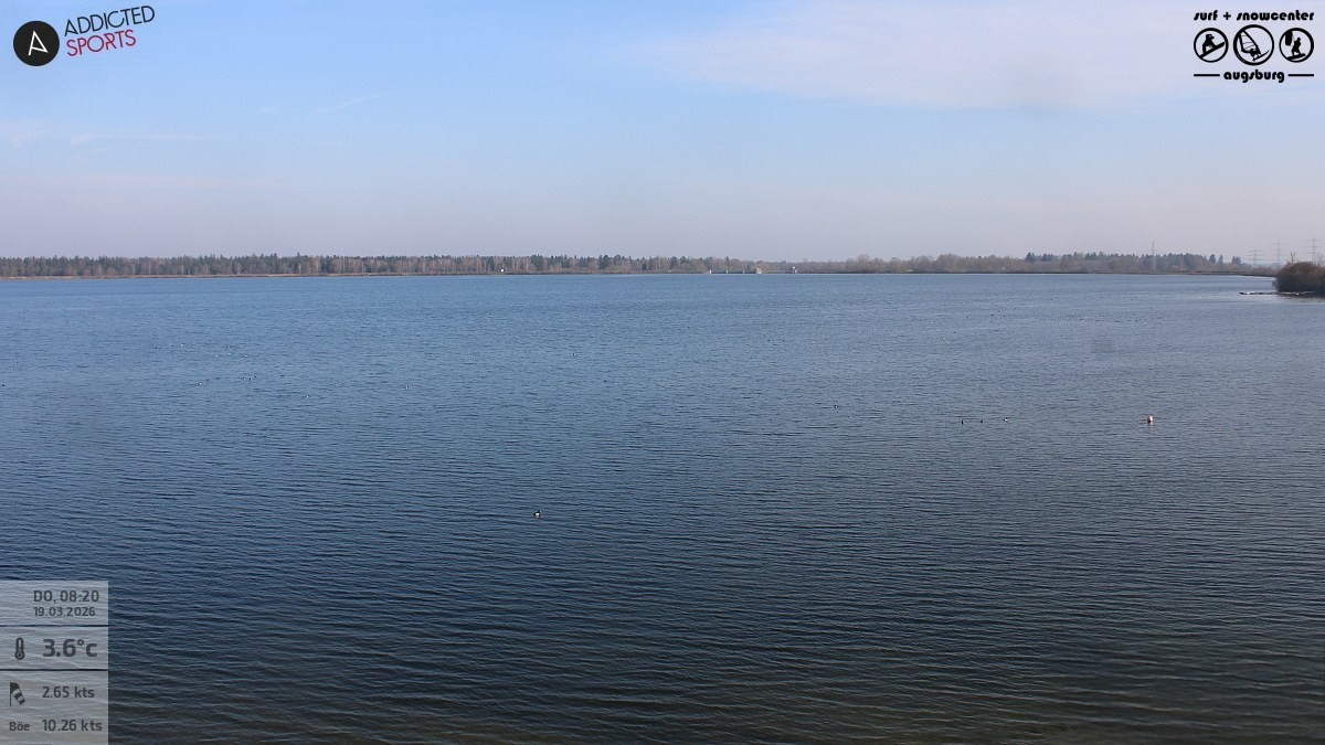 Archiv Foto Webcam Mandichosee - Lechstaustufe 23