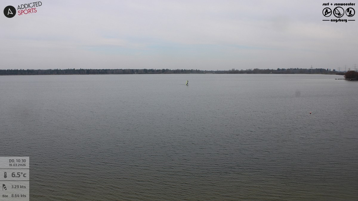 Archiv Foto Webcam Mandichosee - Lechstaustufe 23