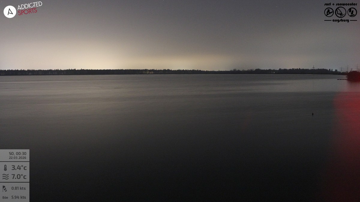 Archiv Foto Webcam Mandichosee - Lechstaustufe 23